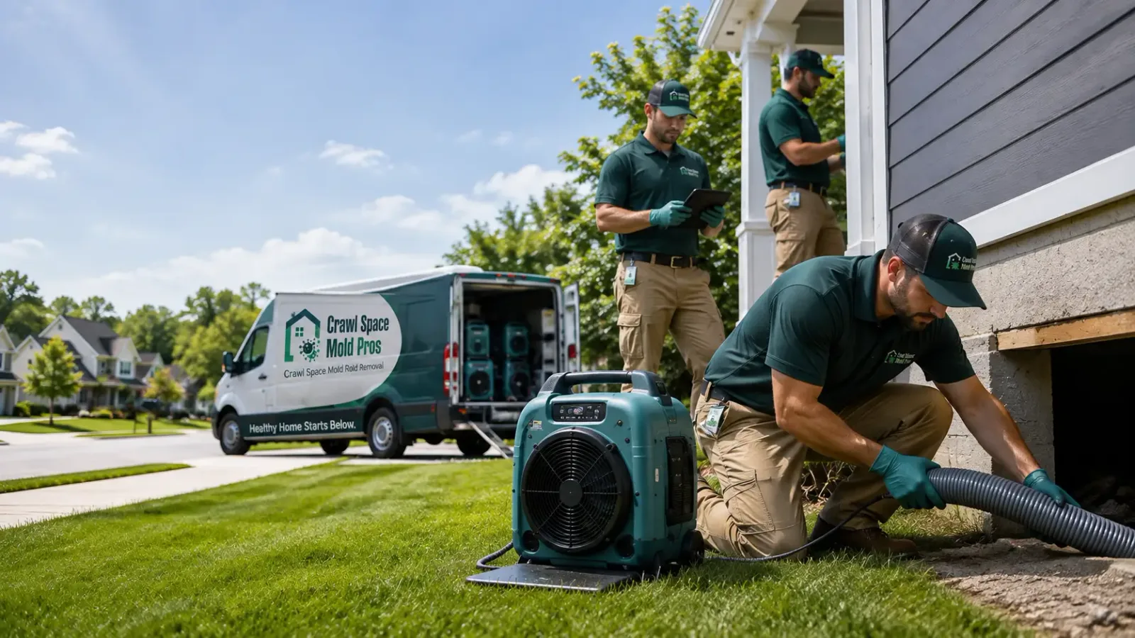 Crawl Space Mold Removal in Millfield, OH